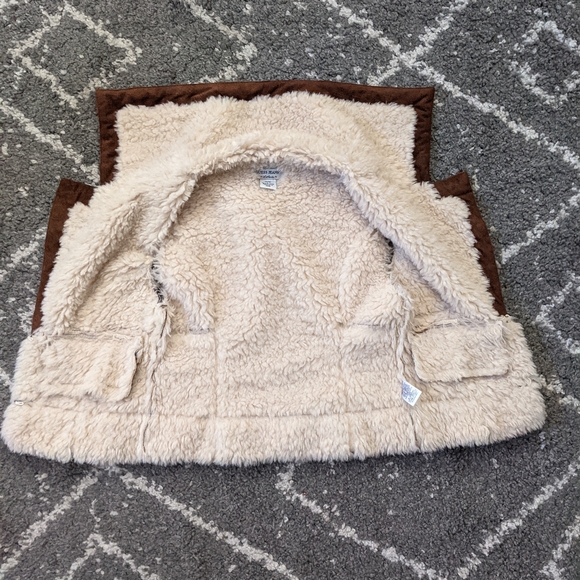 Guess- Faux Shearling Vest sz:XS - Picture 4 of 5